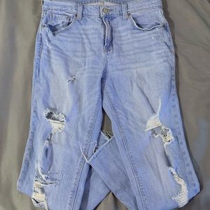 Old Navy Distressed Boyfriend Jeans